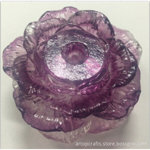 Liu li 11CM Double Layer Peony Lamp Pole